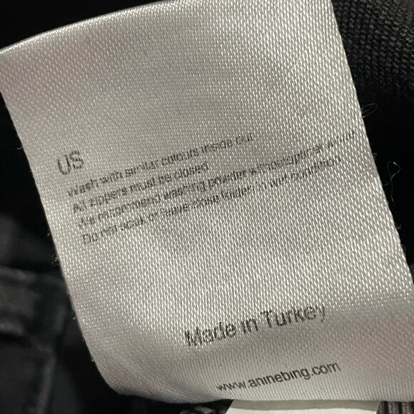 Anine Bing Double Zipper Skinny Jeans - Charcoal - 26 - Picture 16 of 16